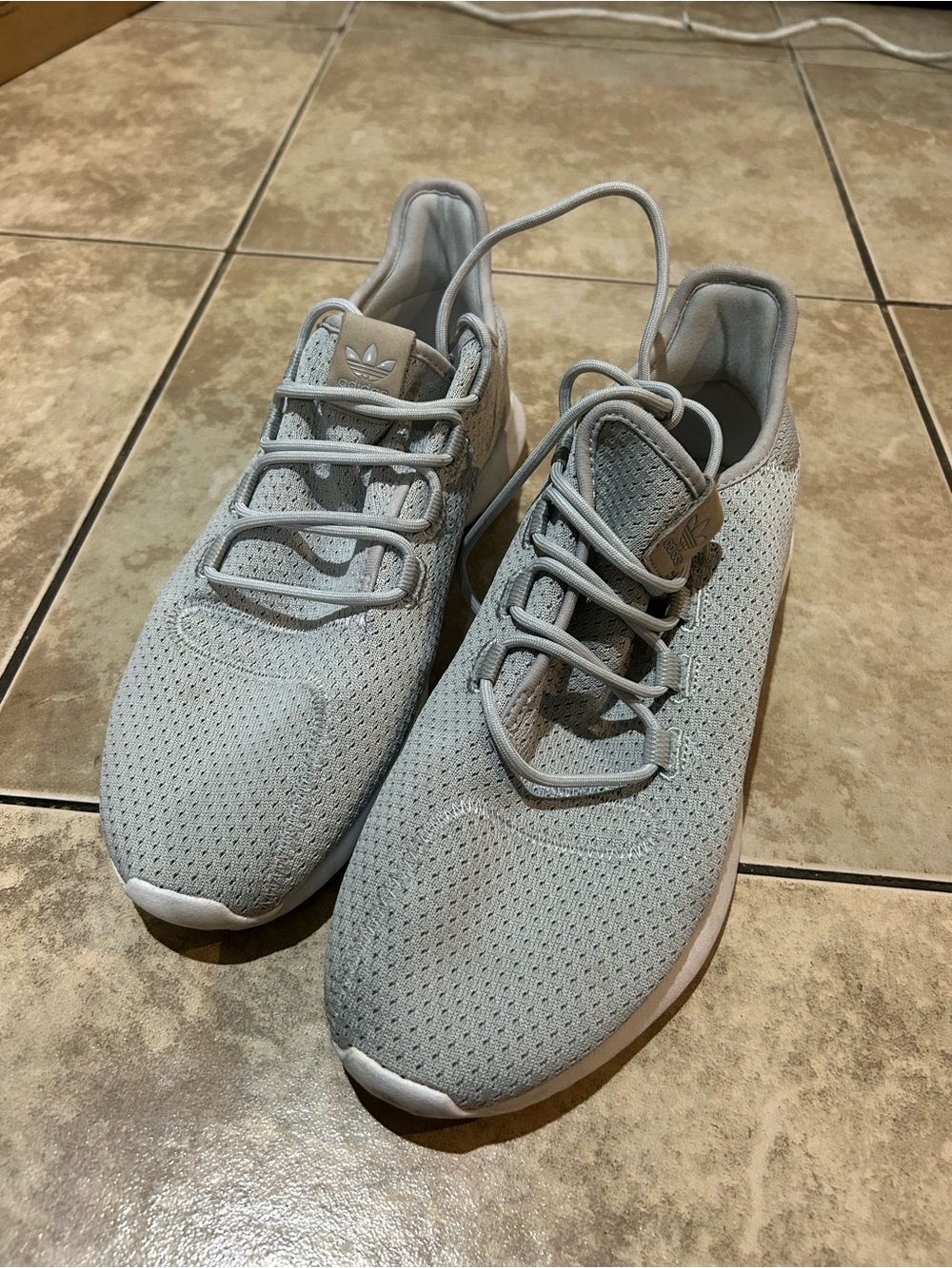 adidas Men's Knit Trainer Sneakers - Light Gray